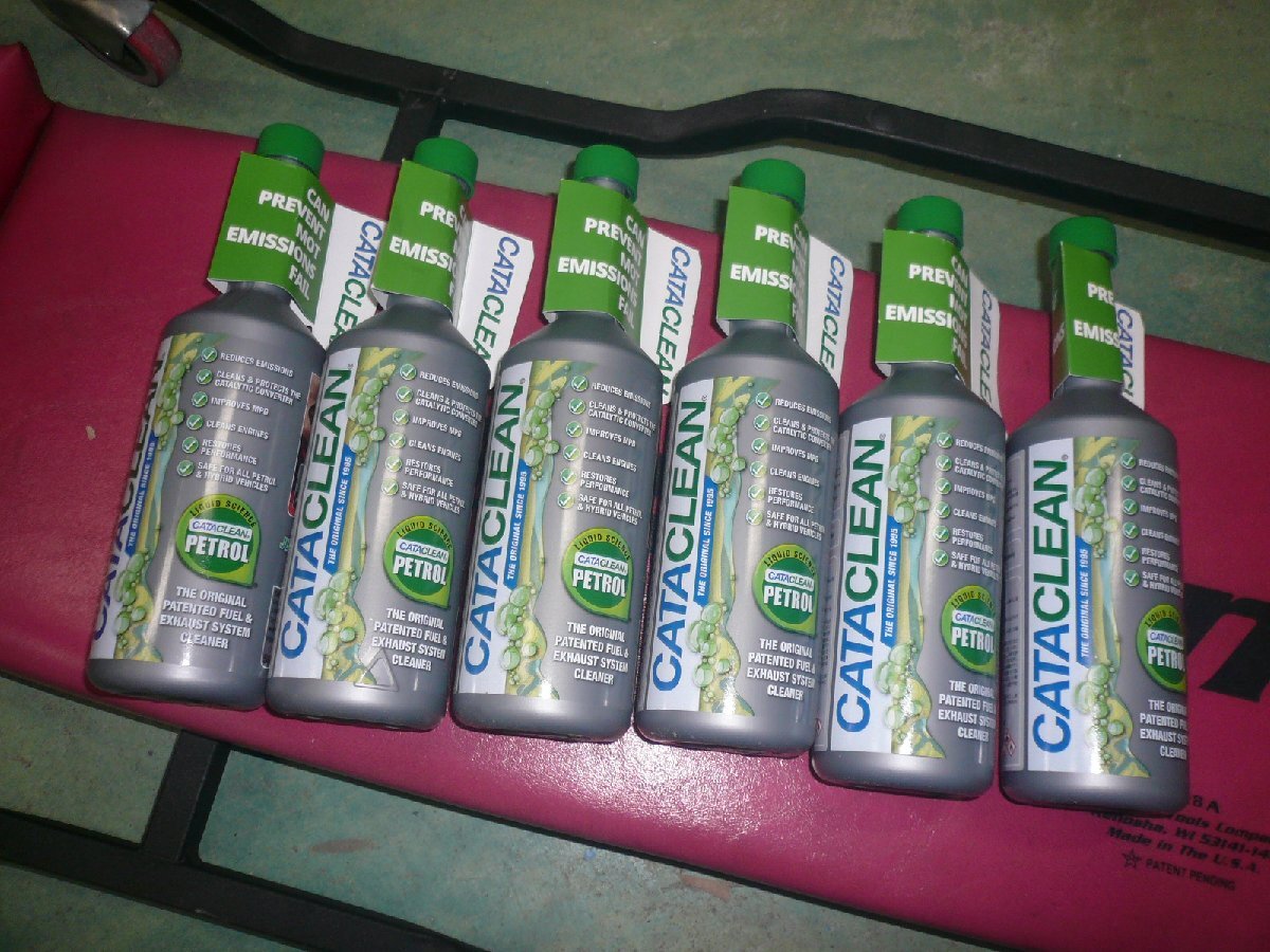 CATACLEAN キャタクリーン 燃料添加剤 触媒洗浄 500ml 6本 新品♪ オクタン価向上 排気廻り洗浄 DPF EGR 触媒に効果大♪ 再生回数低減拍卖