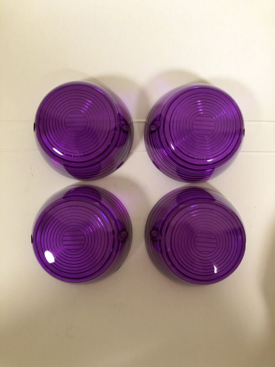 CB750Four CB750K CB400F CB400T CB250T ホーク ウインカーレンズ 紫色 純正タイプ クリアウィンカー スモーク テールレンズ 黄ばみ拍卖