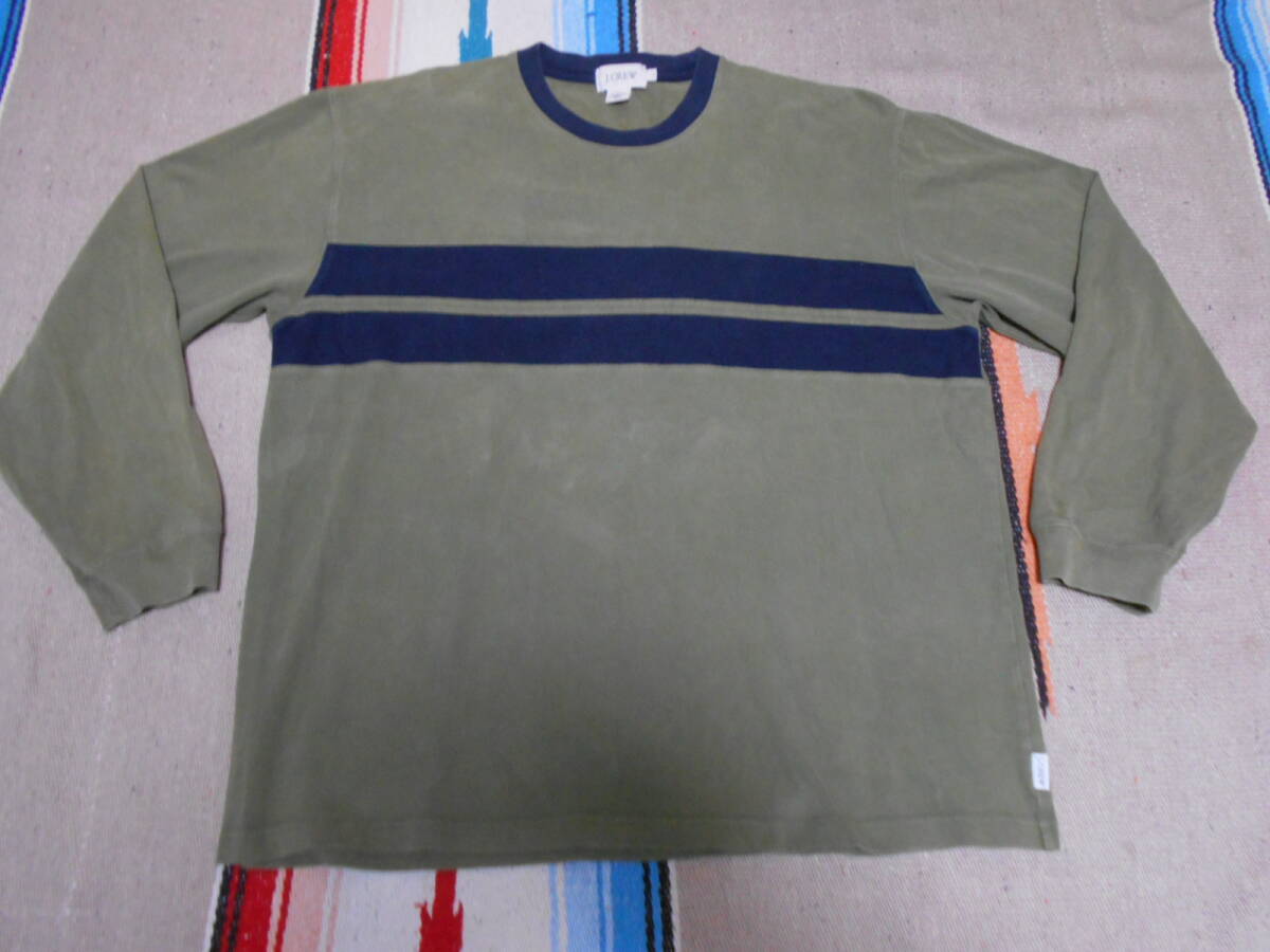 J CREW CUTSAW LOOSE FIT ロングスリーブ カットソー ルーズフィット テニス ラクロス アメカジ TENNIS SKATEBOARD HIPHOP DANCE RAP DJ 拍卖