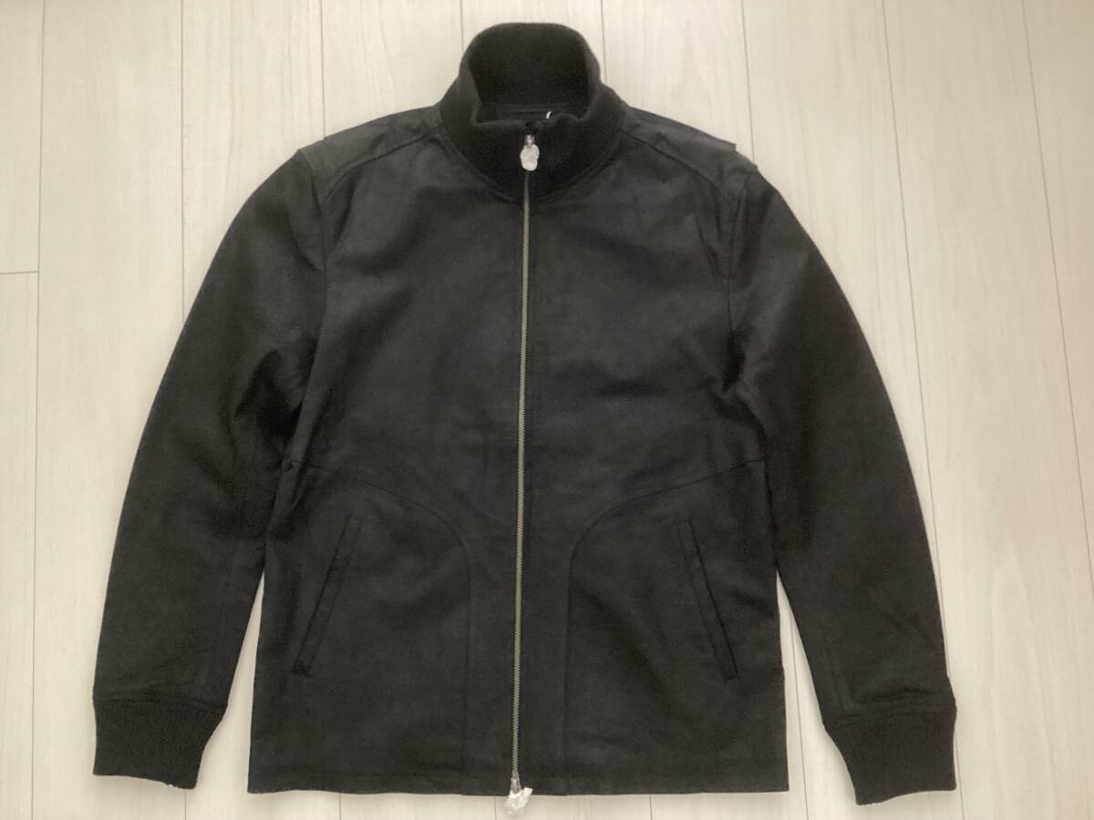 【新品未使用】 定価31900円 本革レザーブルゾン L ブラック 黒 革ジャン FRP Sakka ライダース バイカー 高級感 光沢 ジャケット アウター拍卖