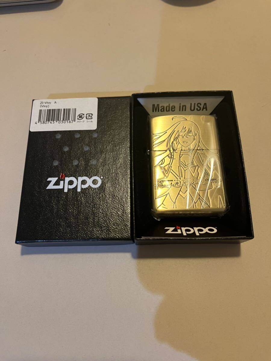 管40503 zippo ヴィヴィ フローライト アイズ ソング ゴールド 両面加工 希少モデル 2021年製 VIVY Fluorite Eye's Song拍卖