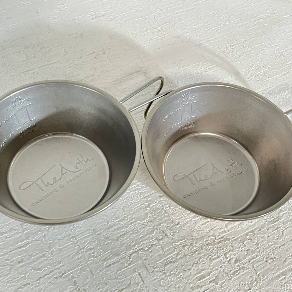 レア 限定 TheArth OLD加工 シェラカップ ざぁーす アウトドア キャンプ 2個セット ⑱拍卖