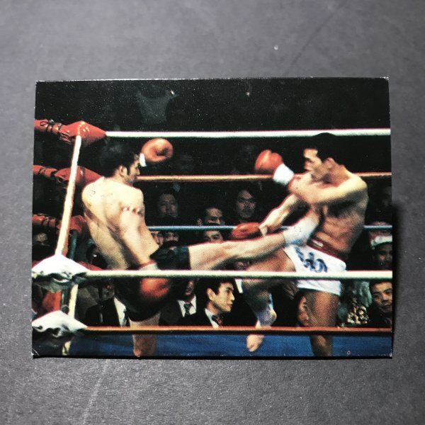 ★昭和当時物! ミニカード 格闘技世界一・四角いジャングル 岡尾国光 プロレス 駄菓子屋 昭和 レトロ 【E43】拍卖