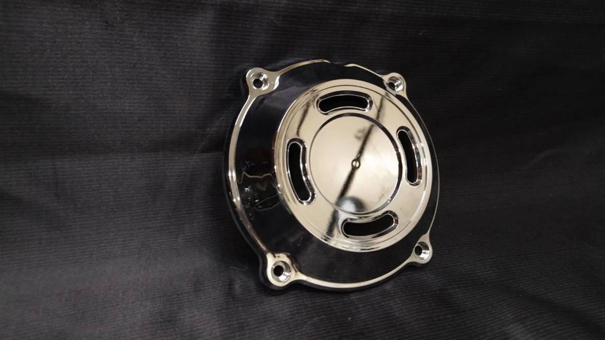 【管B04TF】ホンダ・フォルツァ・MF08・社外新品メッキクランクケースクーリングファンカバー拍卖