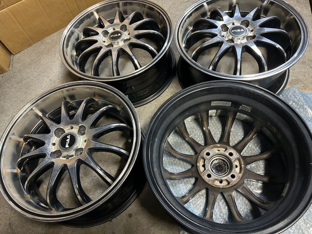 ★深リム ピア PIAA 4本 PCD100 6.5J マーチ キューブ アクア ヴィッツ フリード拍卖