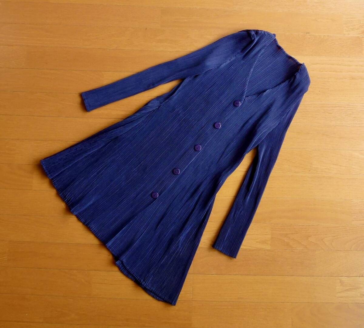 douxce deux プリーツ ワンピース ネイビー拍卖