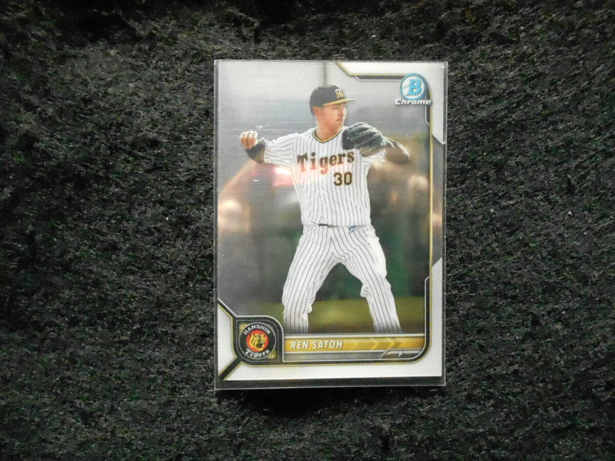 TOPPS2022BOWMAN佐藤蓮阪神タイガース クローム版拍卖