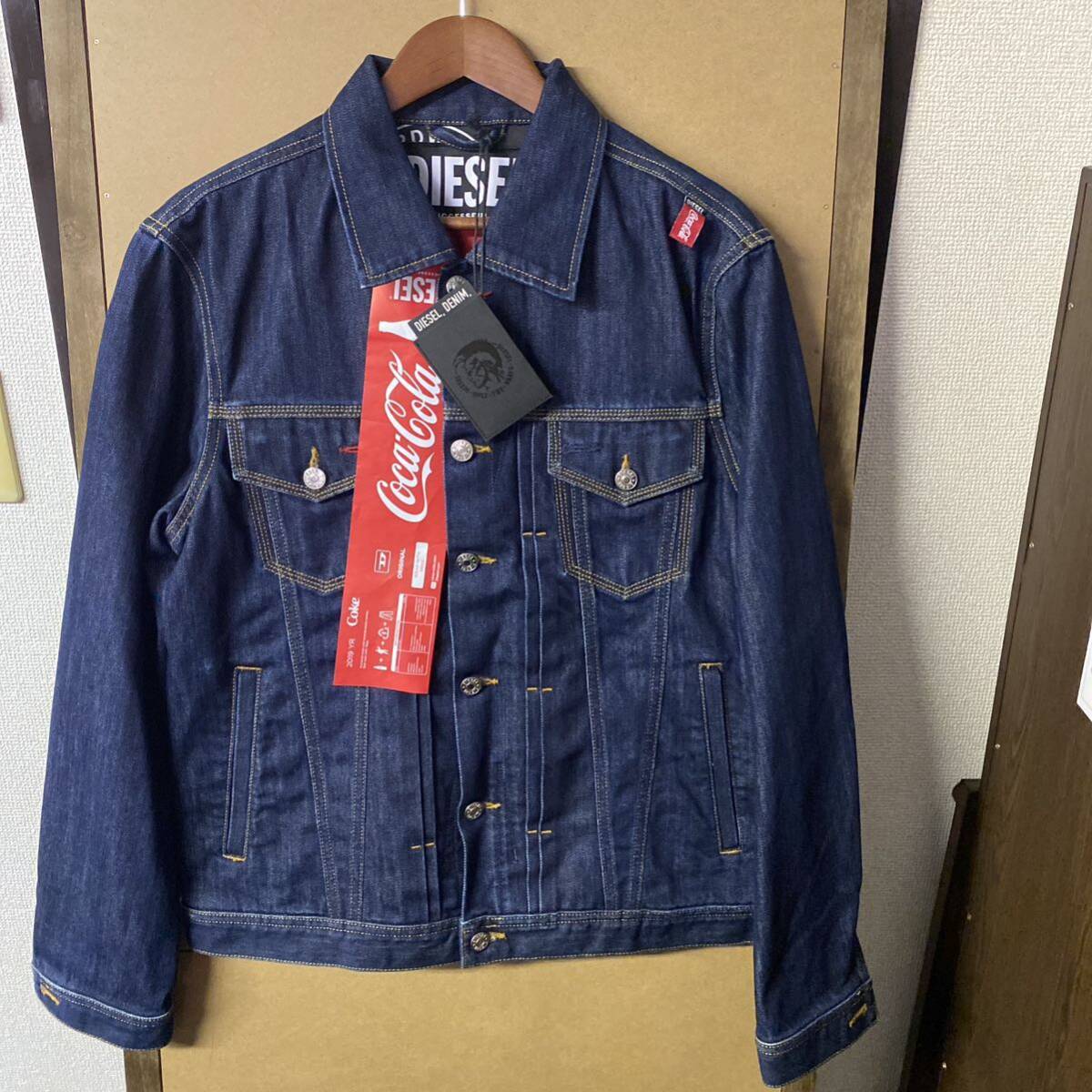 【新品】DIESEL×Coca Cola コラボデニムジャケット Mサイズ拍卖