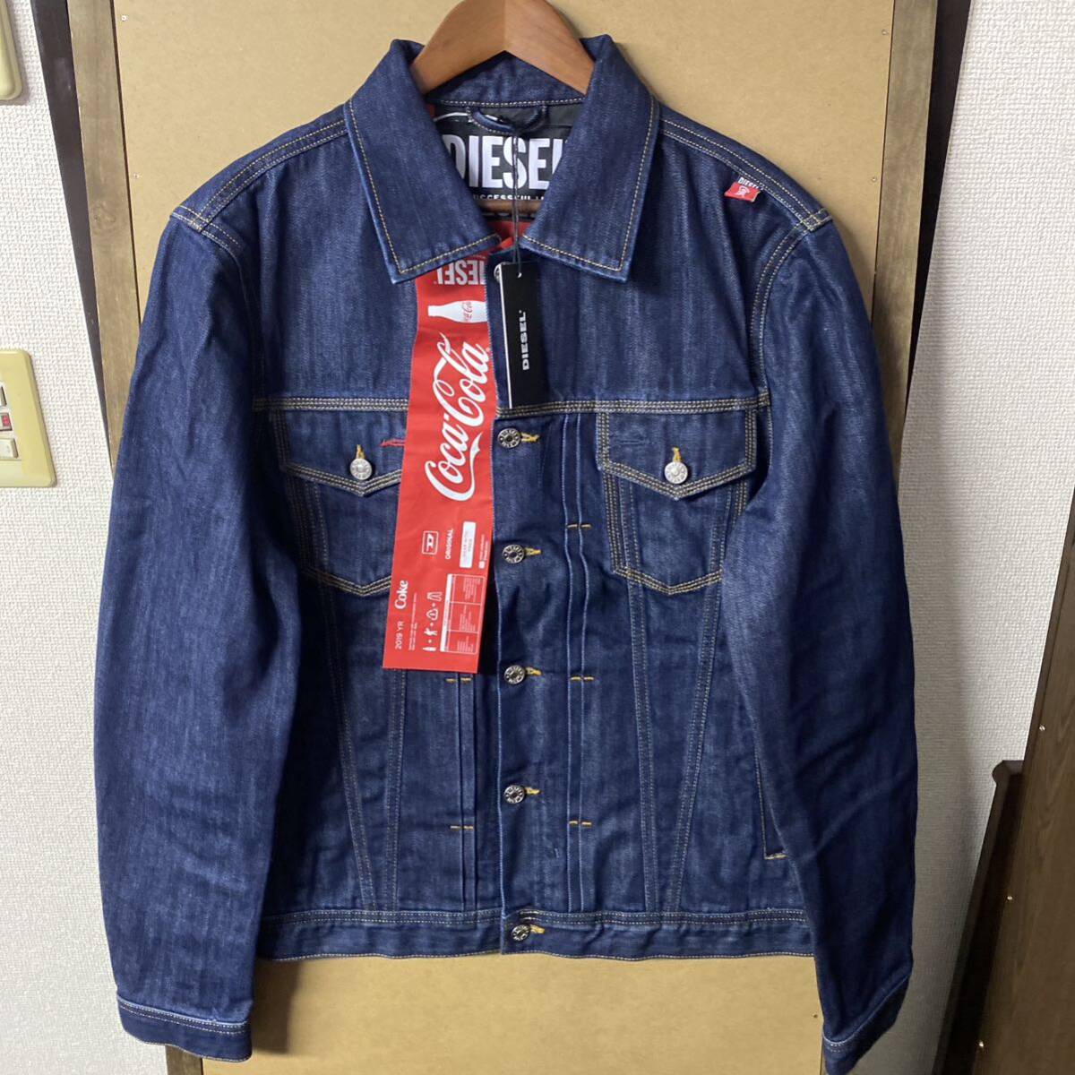 【新品】DIESEL×Coca Cola コラボ デニムジャケット Lサイズ拍卖