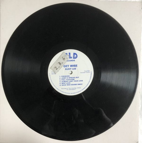 Rudy Lee - Get Wise / TLD / TLDLP001 / 1991年 / UK / Reggae拍卖
