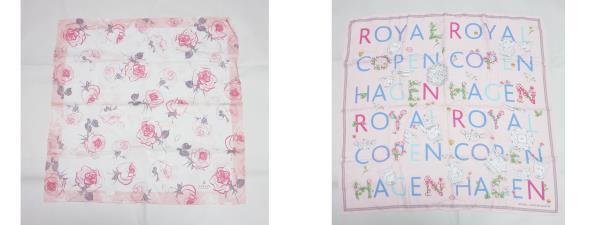 ランバン ロイヤルコペンハーゲン ハンカチ 2枚セット yg5630拍卖