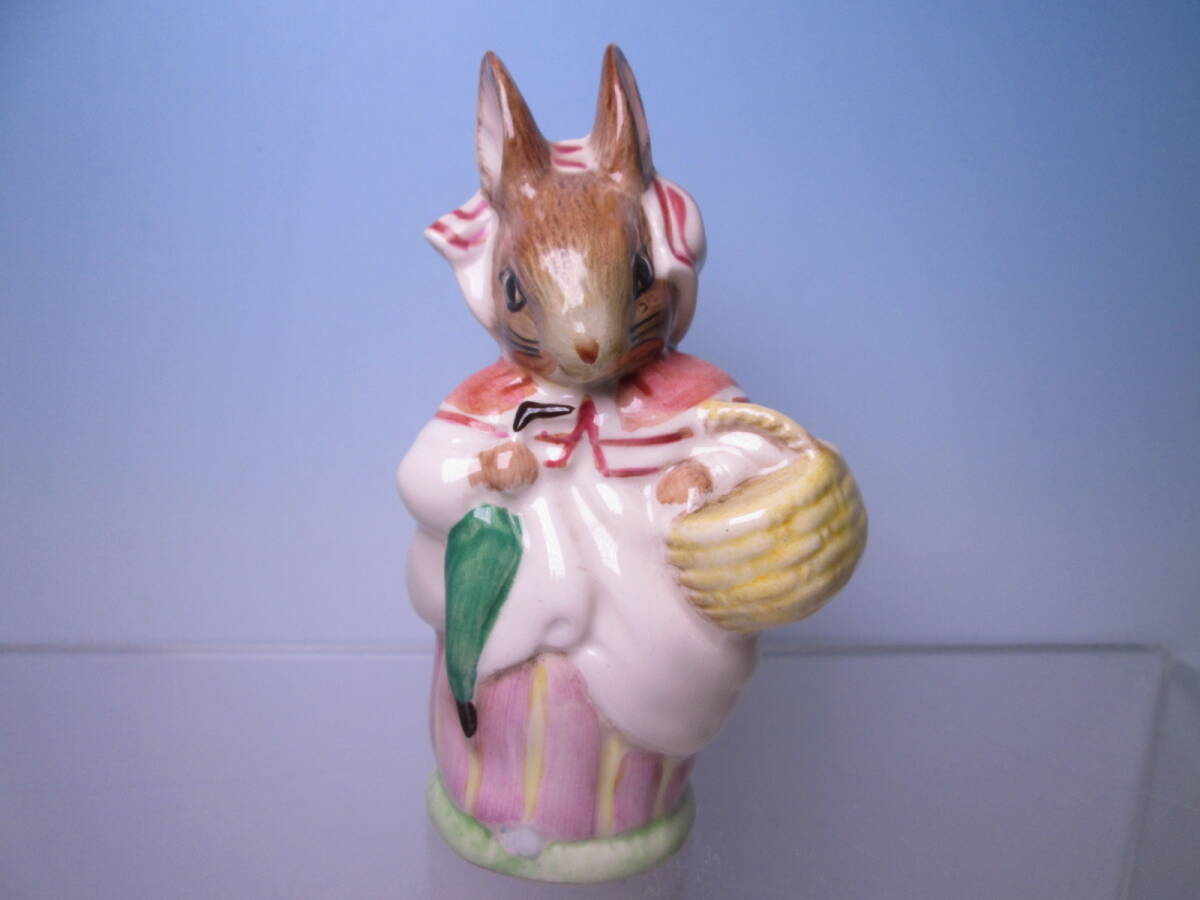 ☆ ROYAL ALBERT ロイヤルアルバート Mrs Rabbit ミセスラビット フィギュリン 箱無し拍卖