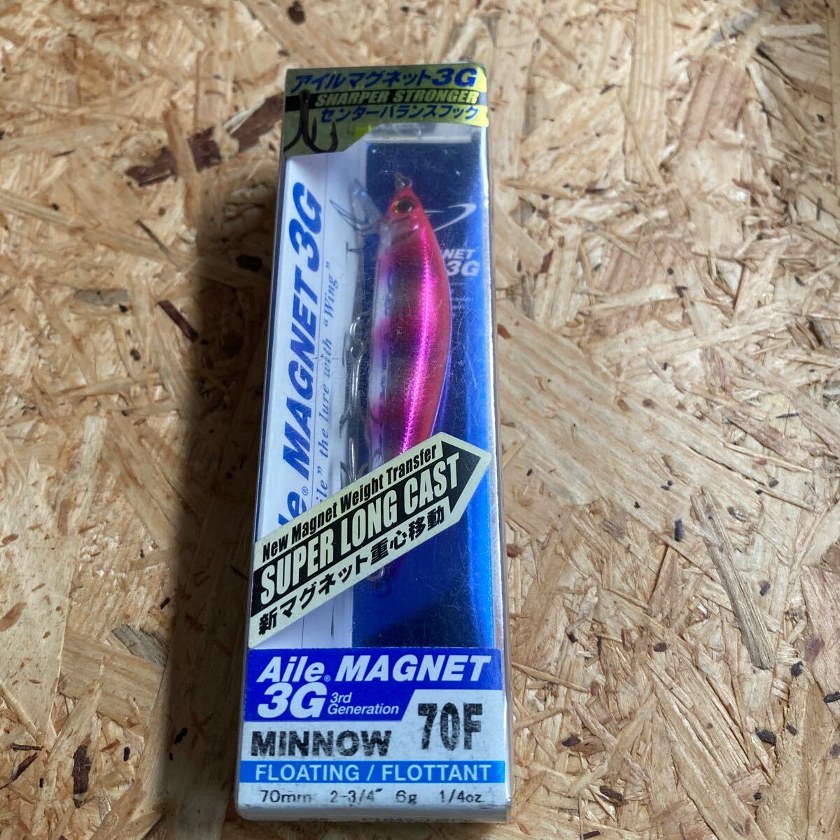新品 アイルマグネット 3G ミノー 70F ゼブラピンク デュエル 未使用拍卖