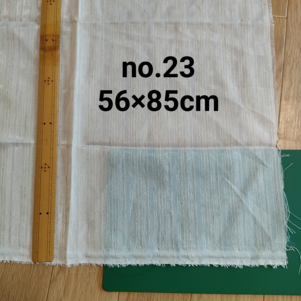 no.23 レース カーテン はぎれ 約56×85cm 白 茶 カットクロス ドールドレス 人形ドレス 訳あり 難あり ハンドメイド カフェカーテン拍卖