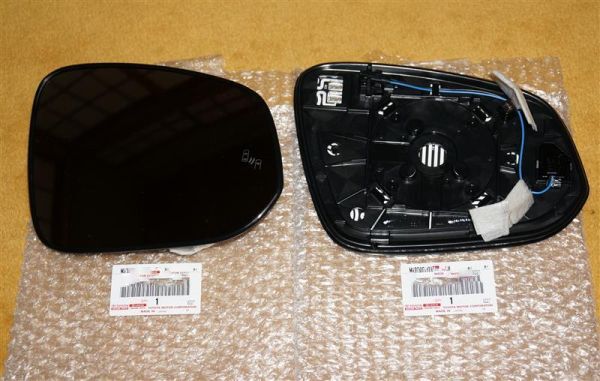 残りわずか!【未使用 トヨタ 純正】ヴェルファイア 30系 後期 ドアミラー 左右セット 寒冷地仕様 BSM対応拍卖