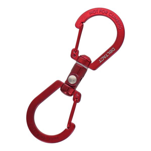 【クリックポスト選択で送料無料】三共コーポレーション DBLTACT S型ユニバーサルカラビナ 100mm レッド DT-KSU-100R ※360520拍卖