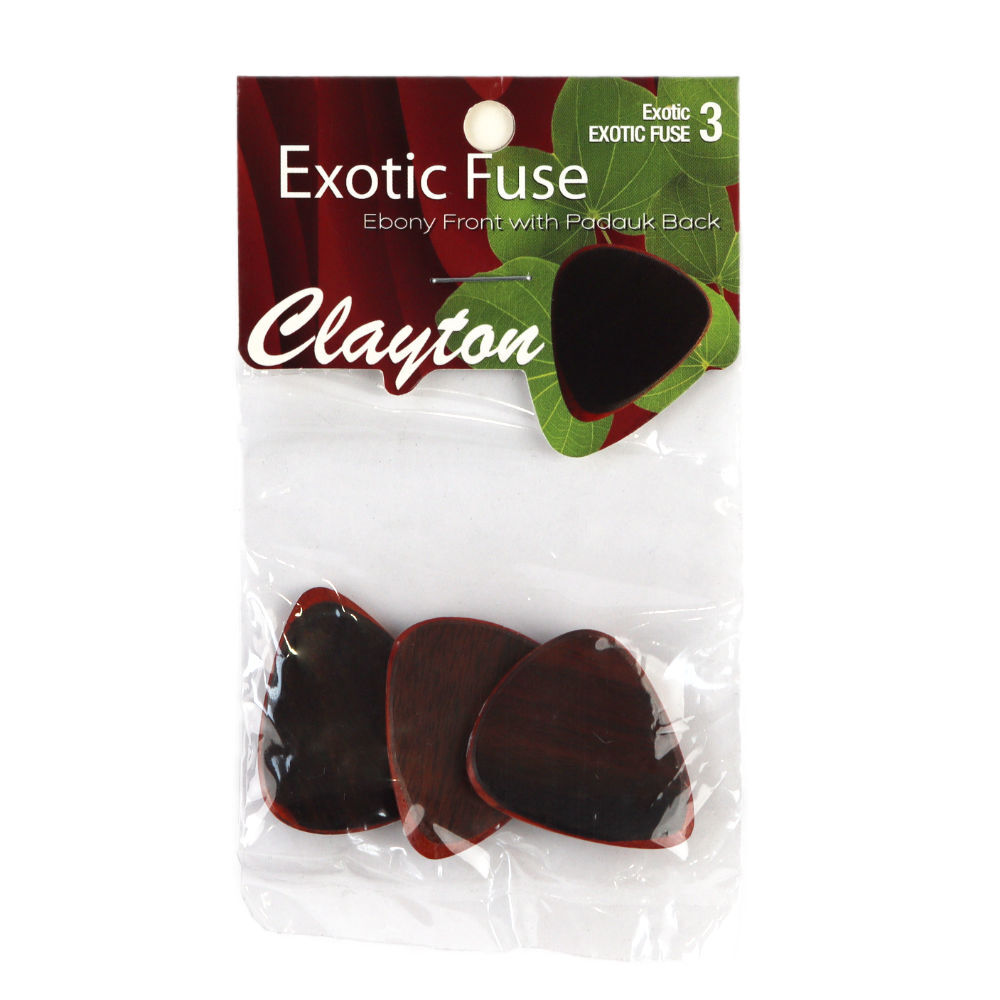 Clayton USA クレイトン EFEP/3 Ebony/Paddock Exotics ギターピック×3枚拍卖