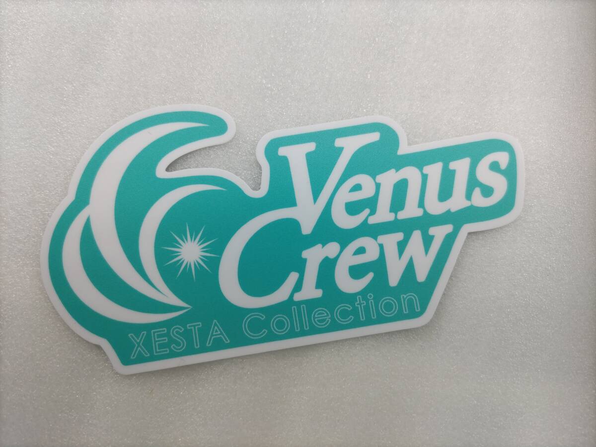 餘龜【新品未使用品】Venus Crew ステッカー シール ビーナスクルー オリジナル 非売品 フィッシングショー グリーン Venus Crew_XESTA拍卖