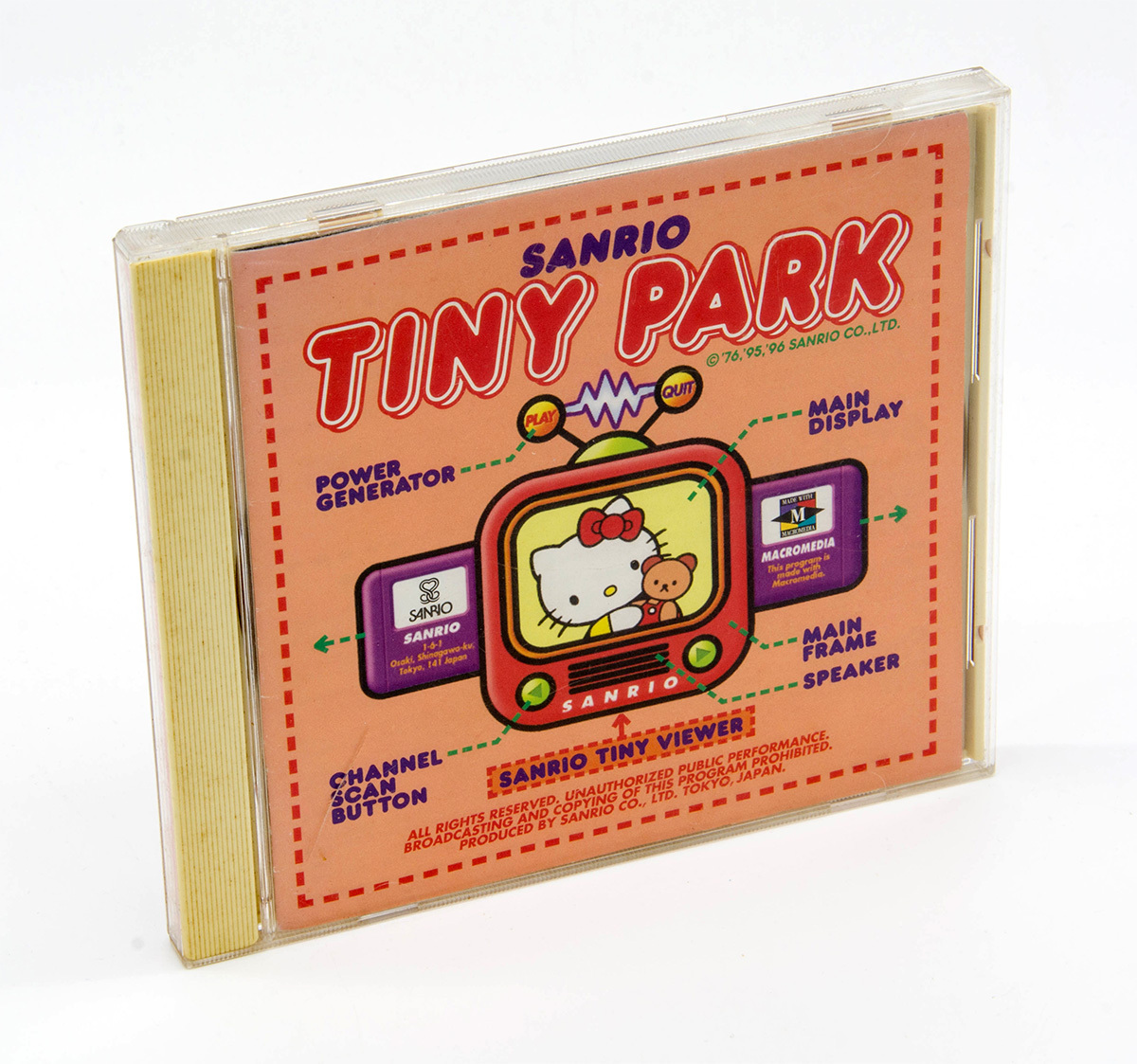 SANRIO TINY PARK サンリオ・タイニー・パーク Windows Macintosh HYBRID CD-ROM 中古拍卖