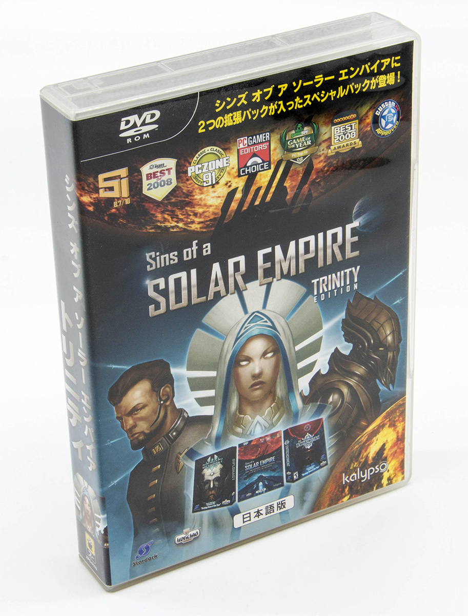 Sins of a SOLAR EMPIRE TRINITY EDITION シンズ オブ ア ソーラー エンパイア トリニティ 日本語版 Windows DVD-ROM 中古 シリアル付き拍卖
