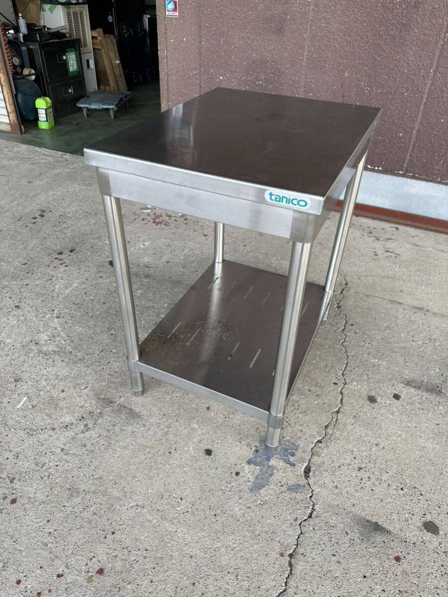 ★税込送料無料★ タニコー ステンレス 業務用 作業台 調理台 厨房機器 500×650×790 店舗 厨房拍卖