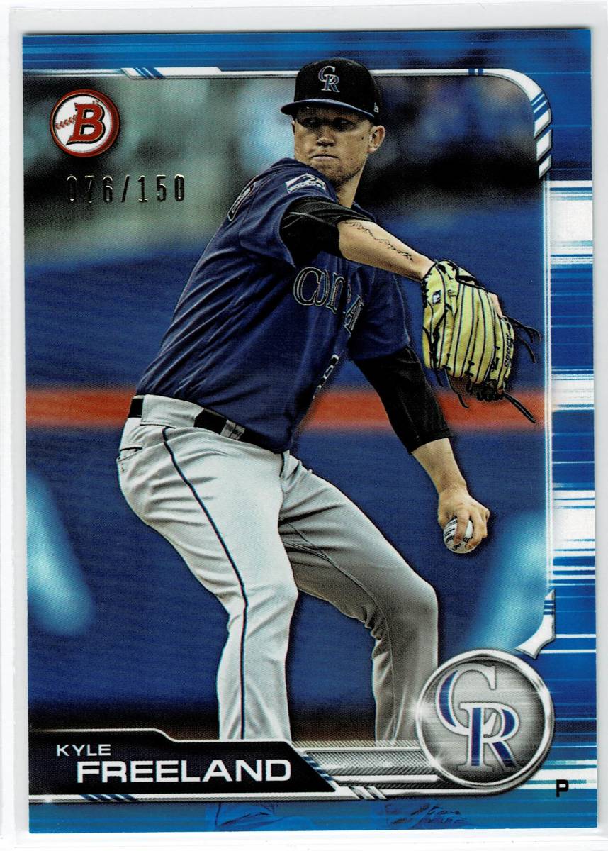 2019 Bowman Kyle Freeland Blue /150拍卖