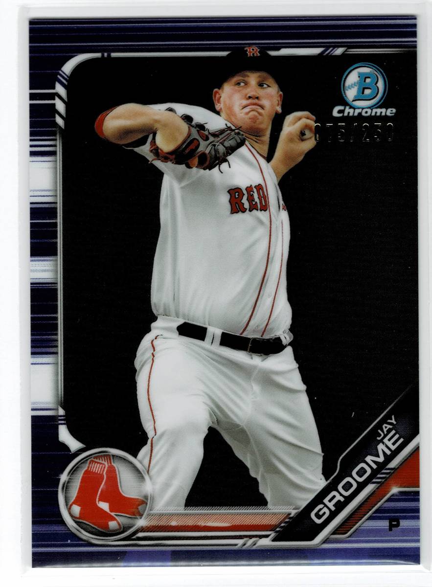 2019 Bowman Chrome Jay Groome Purple Refractor /250拍卖