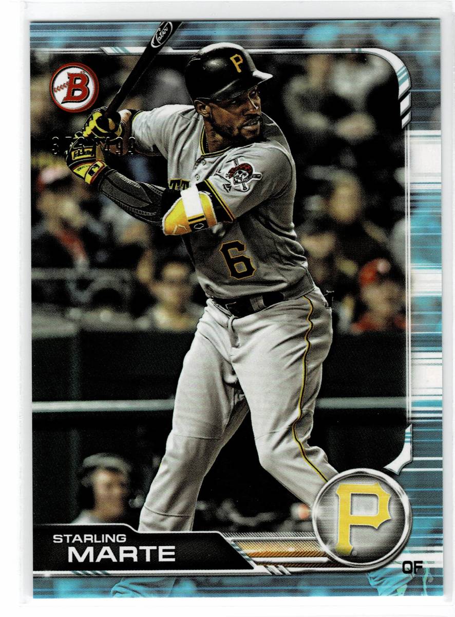 2019 Bowman Starling Marte Light Blue /499拍卖