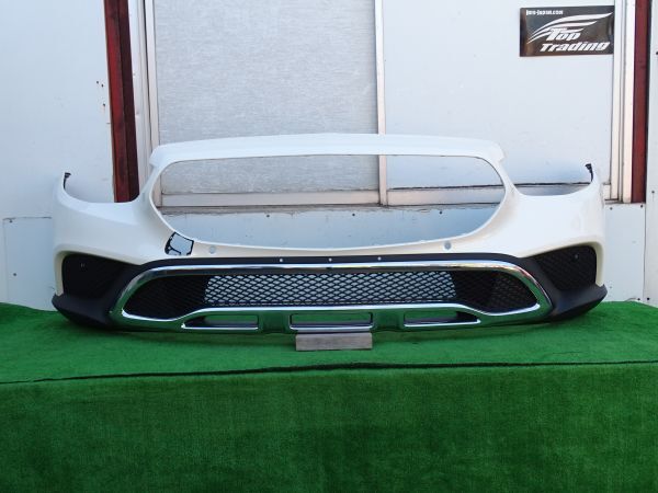 L2945vc ベンツ純正 Eクラス オールテレイン X213 後期 AT フロントバンパー ロアパネル・グリル付 ダイヤモンドホワイト/799拍卖