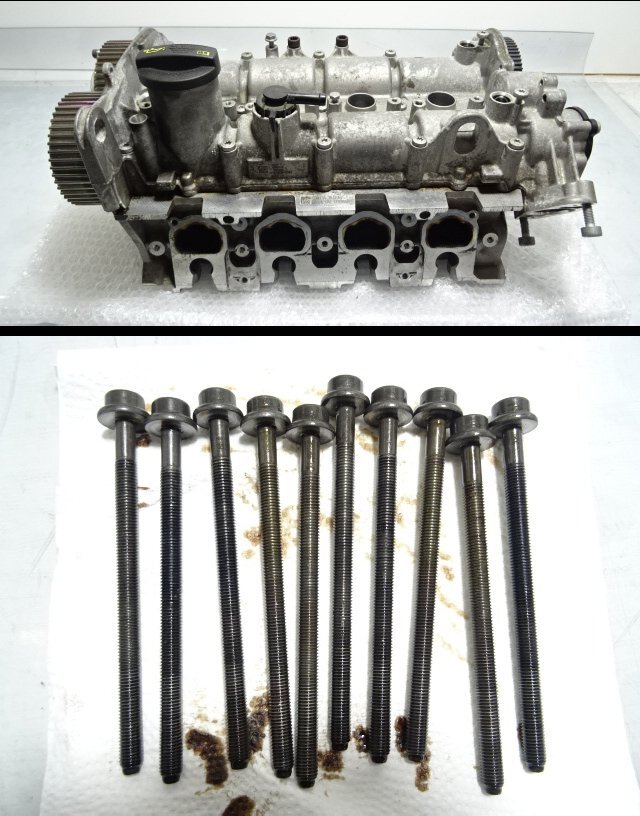 G上/AA28■Volkswagen Golf Variant DBA-AUCHP (AU系 ゴルフ7 2014y)■シリンダーヘッド カムシャフト付■詳細画像リンク先参照拍卖