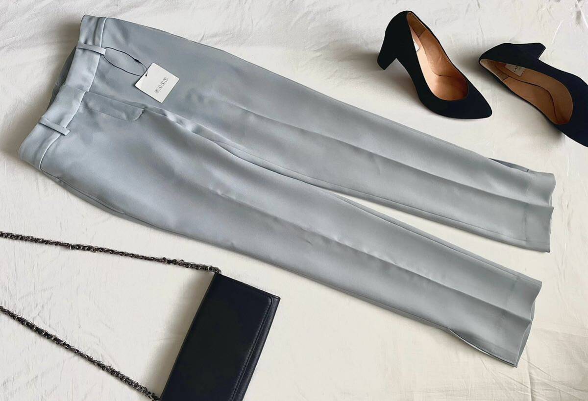 ◆プラステ PLST 未使用品 小さいサイズ ストレッチツイン スリット パンツ拍卖