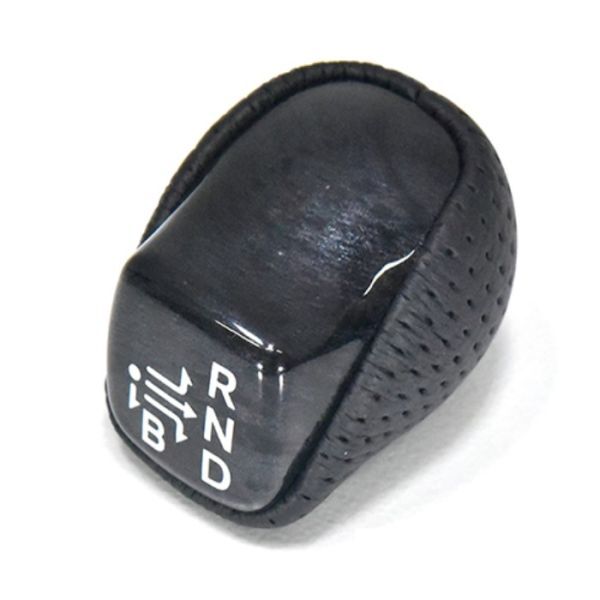 50 プリウス H27.12~ シフトノブ 黒木目 PVC レザー 印字付き ブラックウッド シフトレバー コンビ シフトノブ パンチング 車種専用拍卖