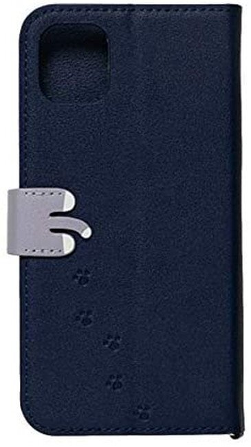 在庫処分 Natural design iPhone11Pro (5.8インチ) 手帳型 ケース 猫 Cocotte ネイビー 高品質PUレザー ストラップ付属 スタンド機能拍卖