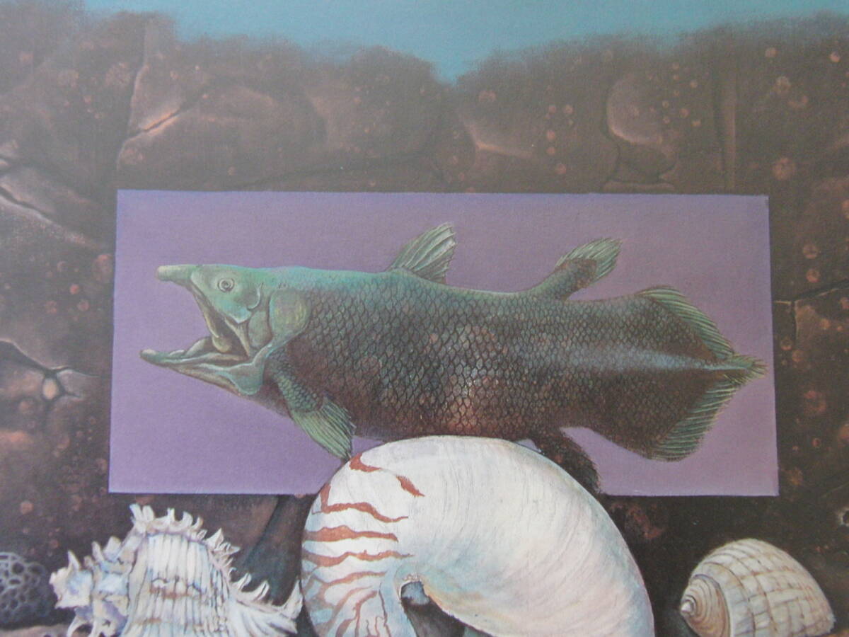 久保田晃二、「海の風景」、希少画集・額装画、日本製・新品額縁にて額装致します、状態良好、日本人画家拍卖