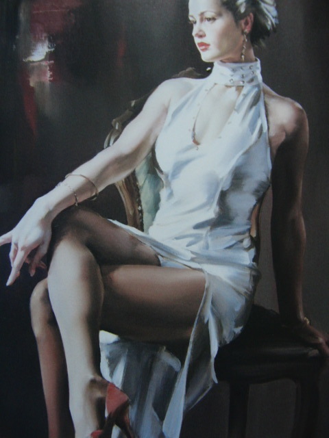 村山直儀、「RUBY ショーダンサー」、希少画集・額装画、日本製・新品額縁にて額装致します、状態良好、日本人画家拍卖