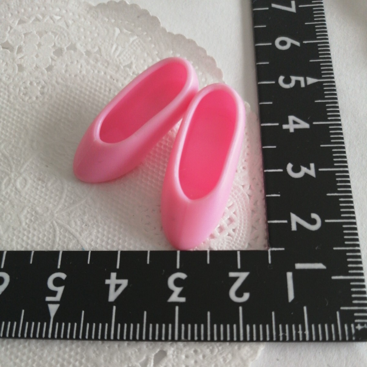 n135 ドール用 ピンク ジェニー リカちゃん サイズ シンプル パンプス 靴 1/6ドール 拍卖