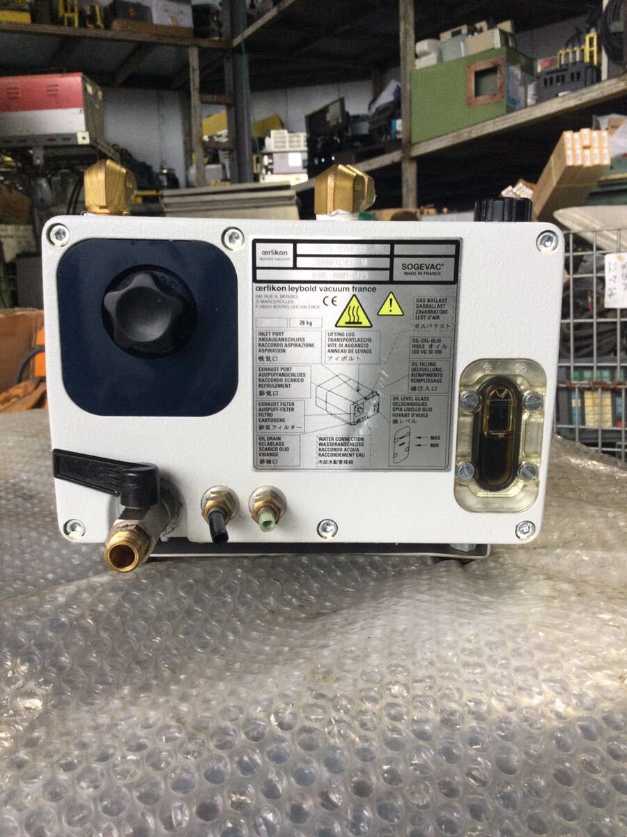 FANUC SOGEVAC PUMP A04B-0813-C430 SOGEVAC OERLIKON LEYBOLD VACUUM SV25 9550363 A90L-0001-0425拍卖