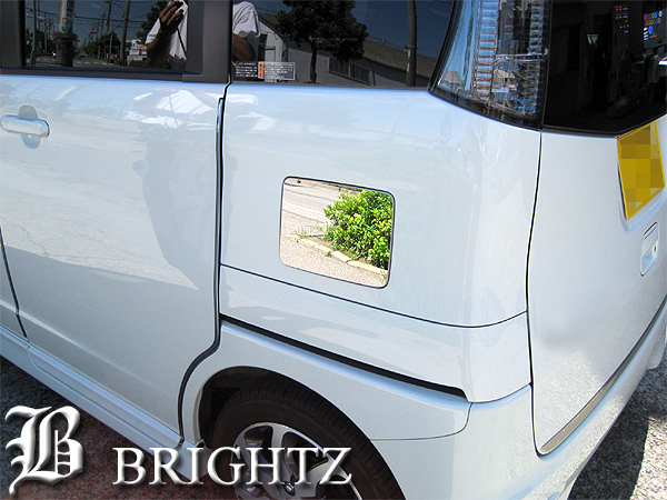 パレット K21 超鏡面 ステンレス メッキ フューエル リッド カバー ガソリン 給油口 ガーニッシュ パネル FUELLID-072拍卖