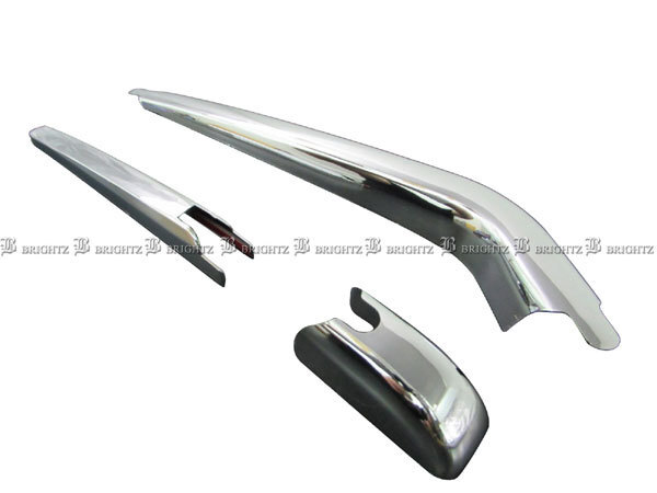 スペーシアカスタム MK32S MK42S メッキ リア ワイパー アーム カバー リヤ ガーニッシュ ベゼル モール REA-WIP-036拍卖