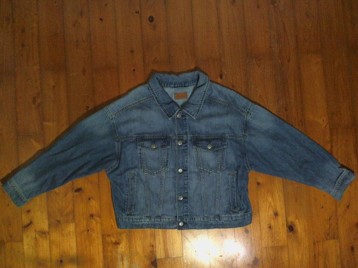 ☆アースミュージック&エコロジー【earth music&ecology】COTTON USAデニム BIG Gジャン ジージャン ビックシルエット F拍卖