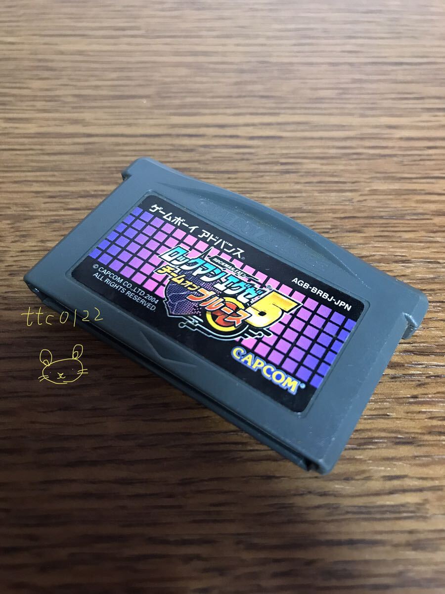 中古品 任天堂 ゲームボーイアドバンス(GBA) ソフト 【ロックマンエグゼ 5 チーム オブ ブルース】拍卖