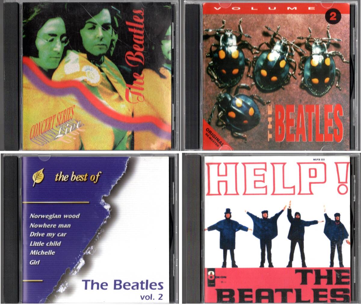 4CD【(海外)Help! Brazilian / CONCERT LIVE / ORIGINAL REMASTER / vol.2 】Beatles ビートルズ拍卖