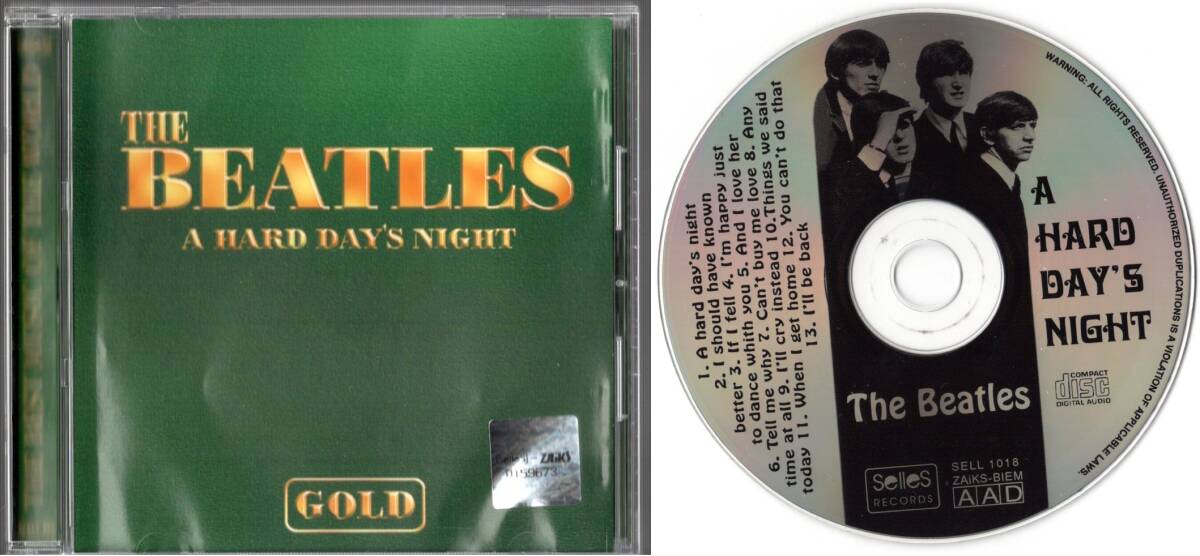 CD【(Poland製) A HARD DAY'S NIGHT 1998年】Beatles ビートルズ拍卖