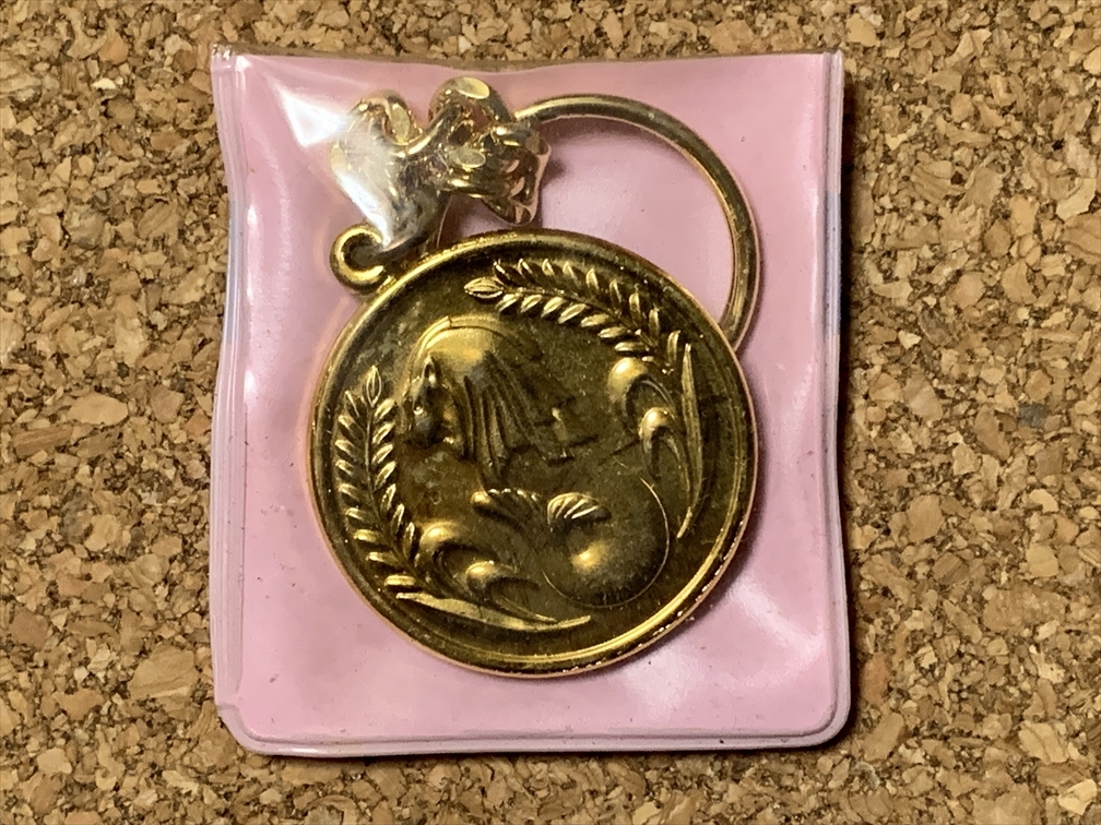 【雑貨 18】キーホルダー お土産 ファンシー絵 ファンシーレトロ 80年代 90年代 シンガポール Singapore マーライオン Merlion拍卖