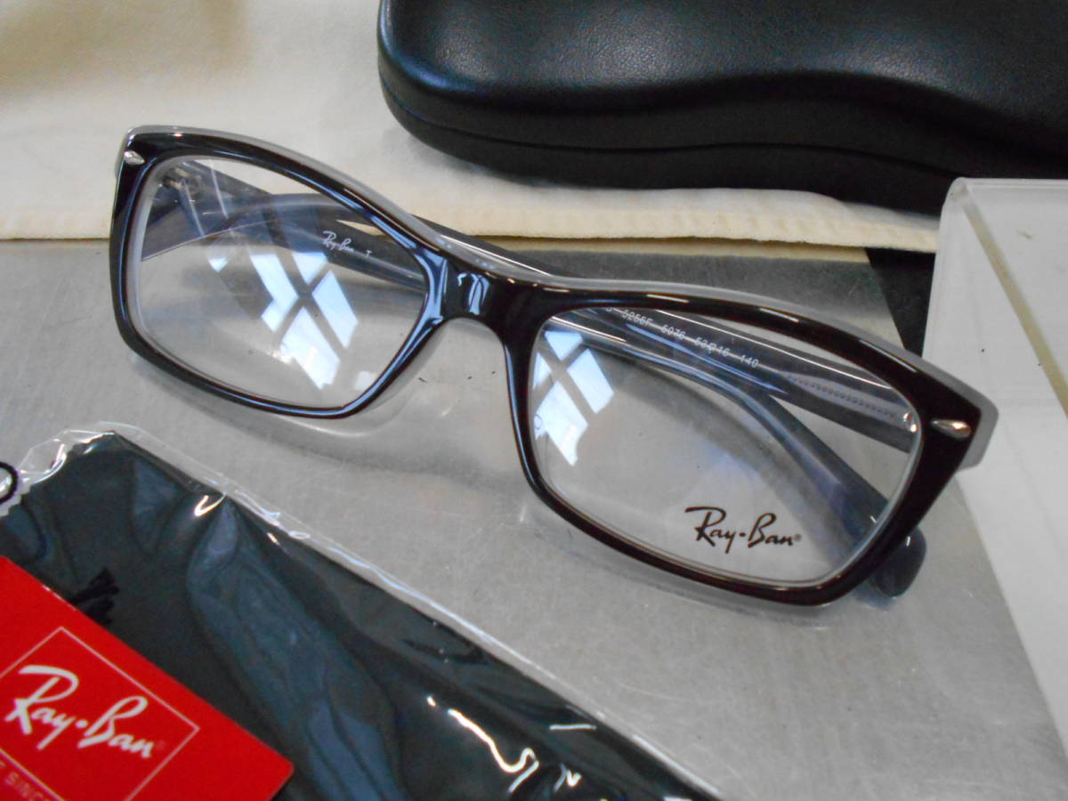 RayBan レイバン お洒落なウェリントン眼鏡フレーム RB5255F-5076拍卖