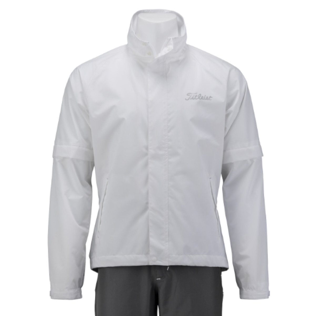 ★新品★タイトリスト★TLPMR980J-81★レインウエア 上下セット★ホワイト/ブラック★Lサイズ★日本正規品★拍卖