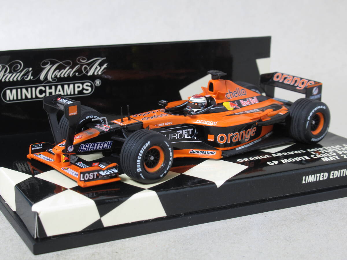 1/43 オレンジアロウズアジアテック A22 J.フェルスタッペン モナコGP フリー走行 2001拍卖