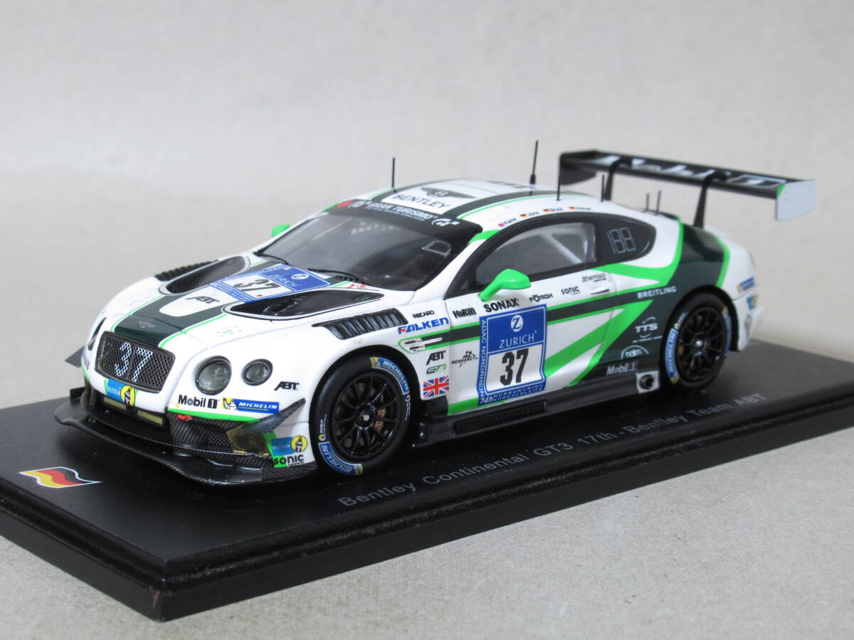 1/43 ベントレー コンチネンタル GT3 ベントレーチームABT #37 ニュルブルクリンク24時間 2016拍卖