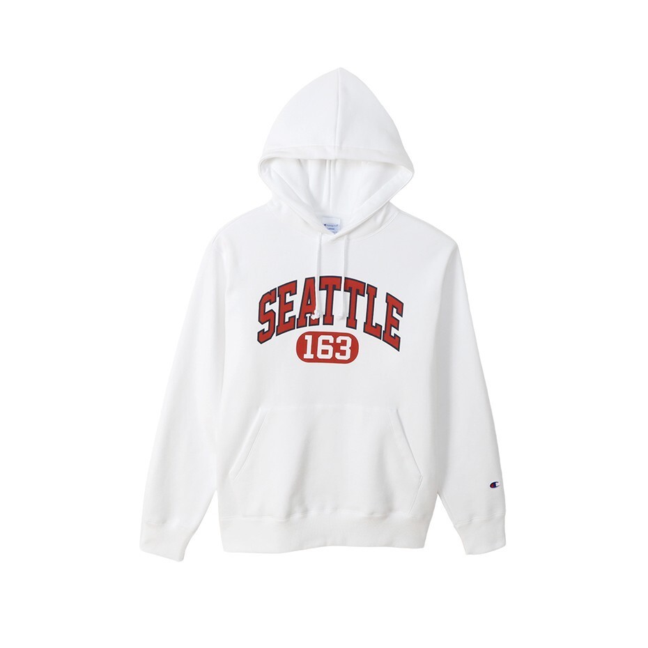 新品 チャンピオン Champion スウェットパーカー フHoodie スウェットシャツ 22SS ベーシック ホワイト サイズM拍卖