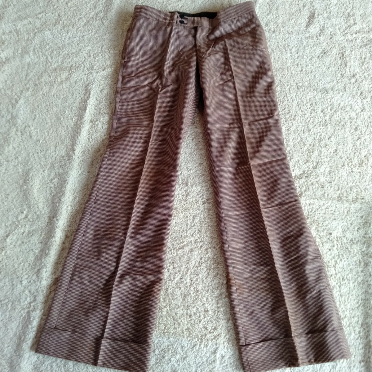か138 DANDY Cloud サイズ82 素材不明 パンツ ズボン ブラウン レトロ 洋服拍卖
